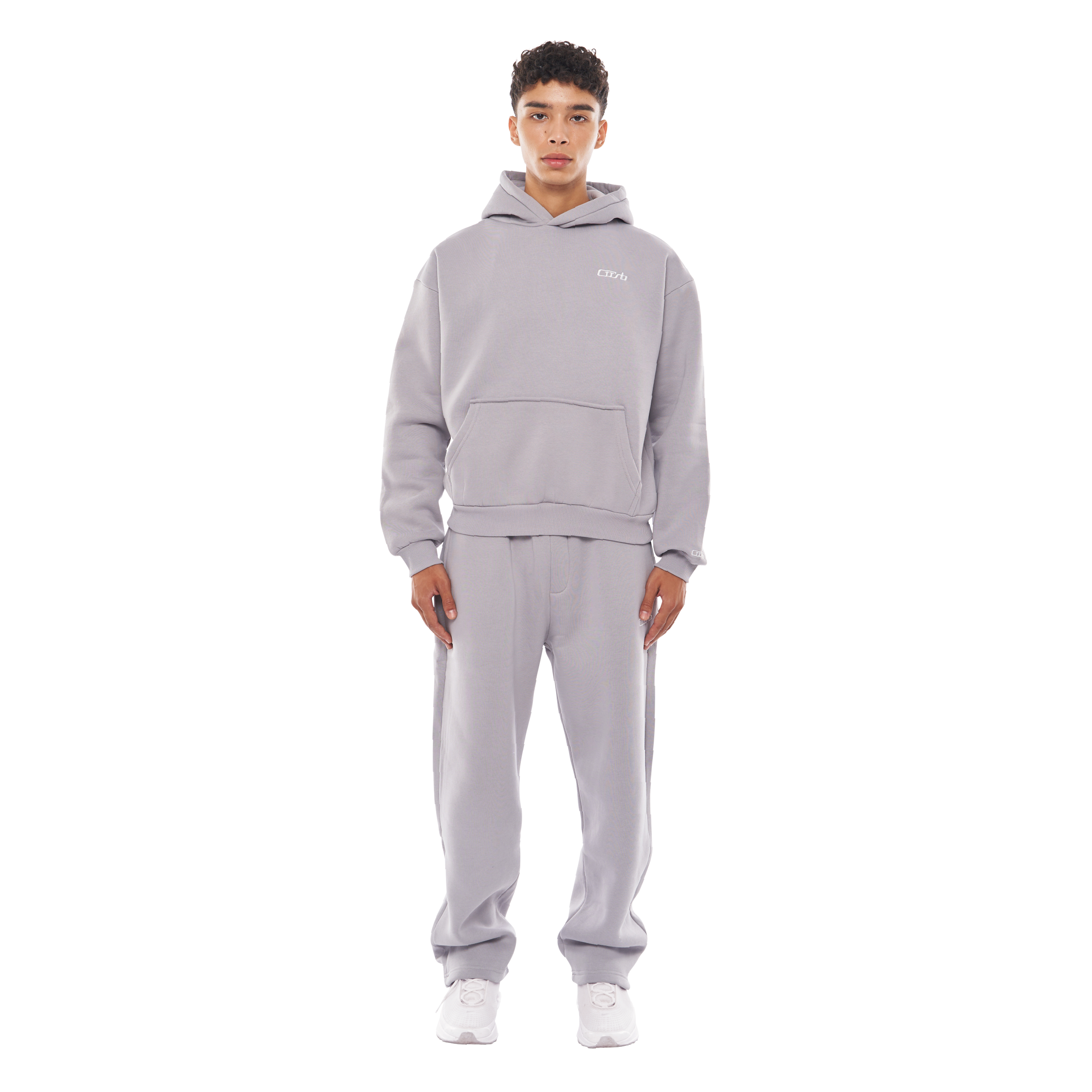 HOODIE SILVER GREY