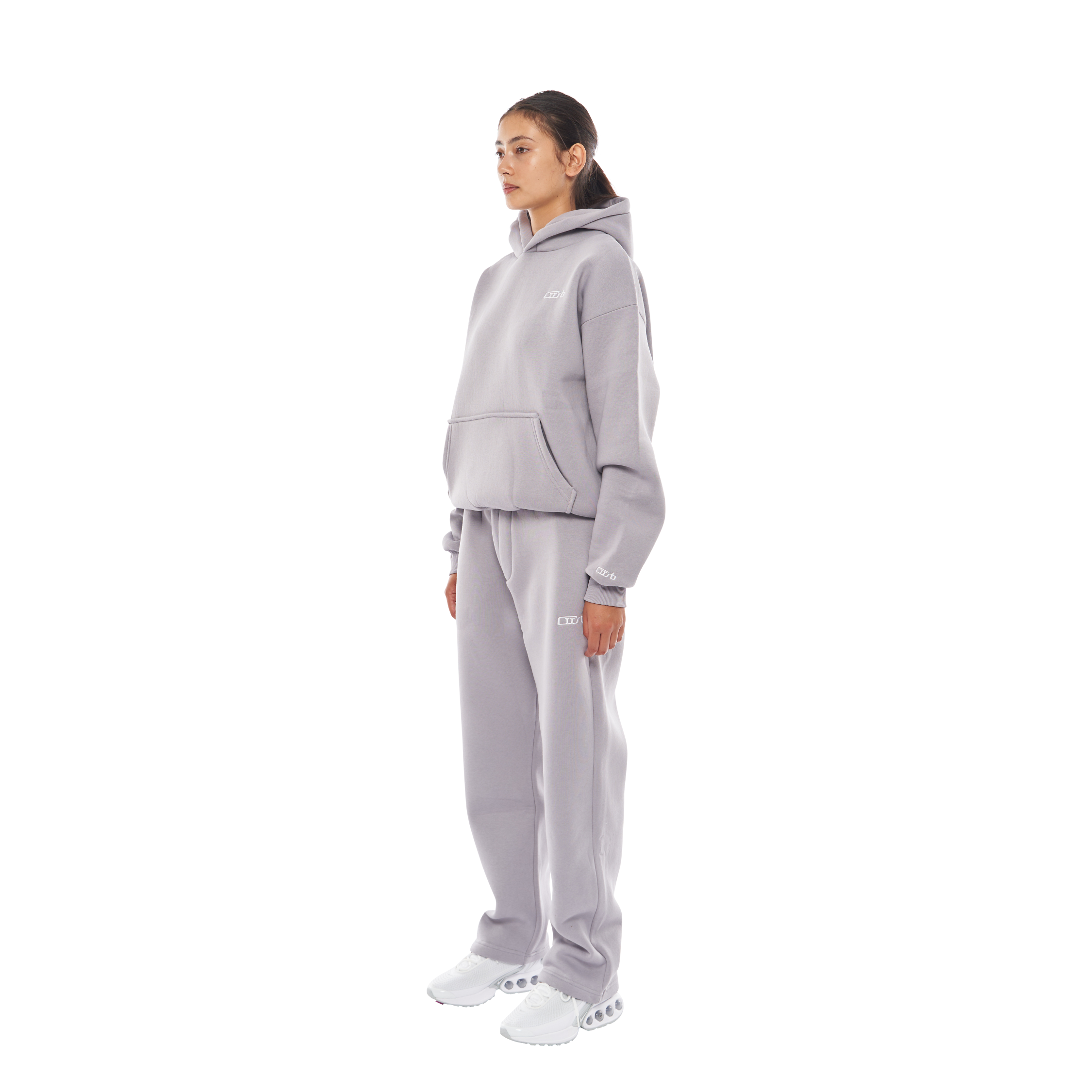 HOODIE SILVER GREY