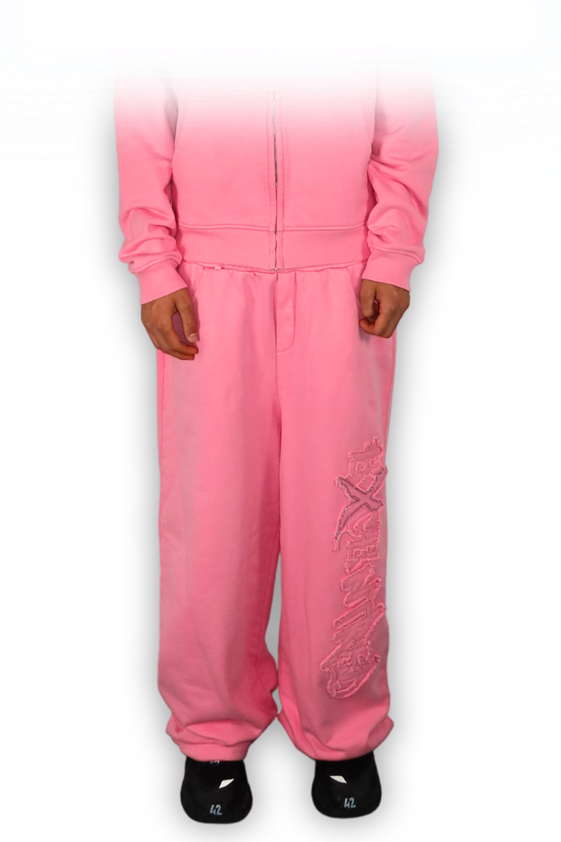 DISTRESSED JOGGER SAKURA  PINK